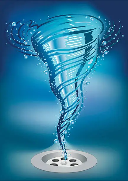 Vector illustration of Water Vortex
