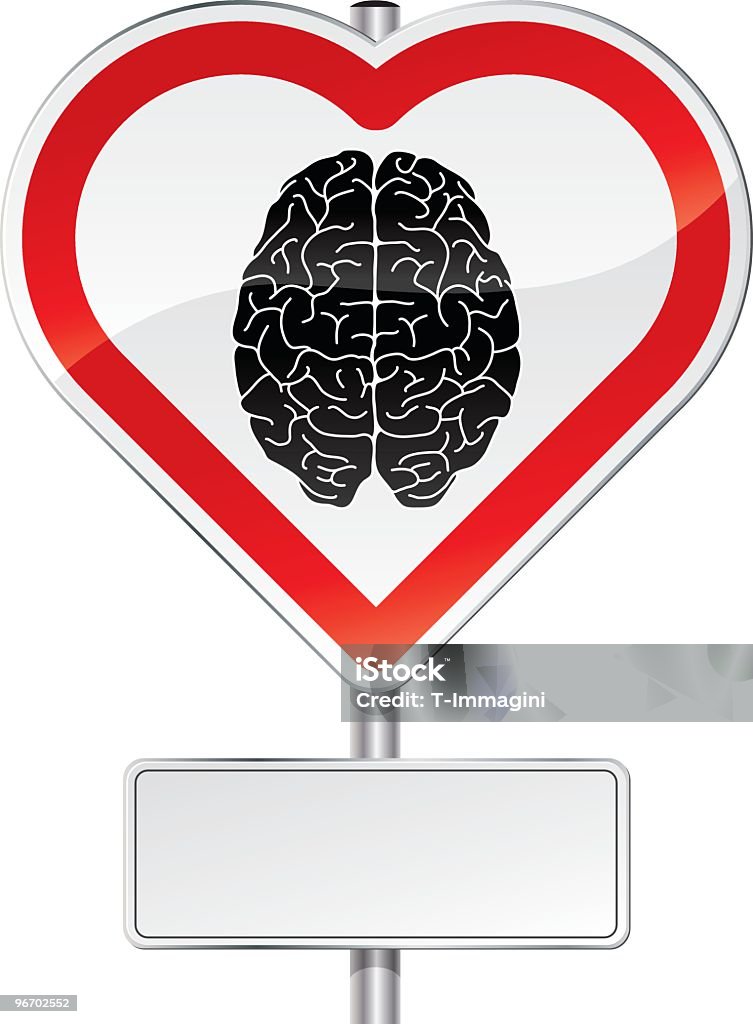 Amor de tu cerebro. - arte vectorial de Amor - Sentimiento libre de derechos