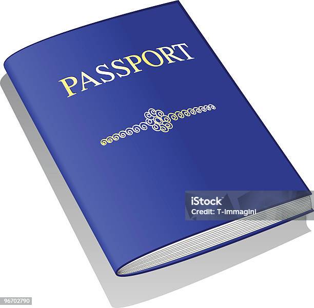 ブルーのパスポート - よそ者のベクターアート素材や画像を多数ご用意 - よそ者, イラストレーション, カラー画像