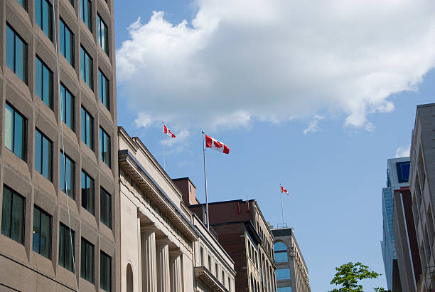 istock Sparks Street Flags Ottawa 96702893