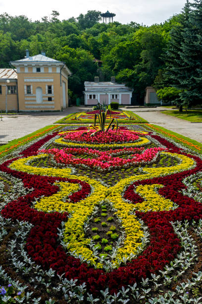 istock Beautiful flowerbed in resort Pyatigorsk. 967031666