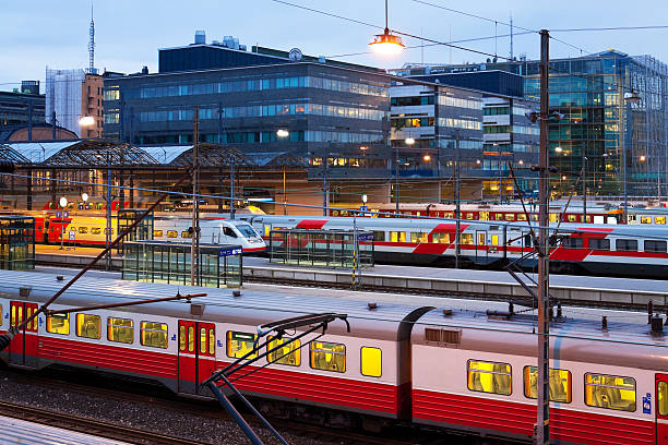 istock Central railway station in Helsinki, Finland 96703300