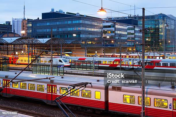 Центральный Железнодорожный Вокзал Хельсинки Финляндия — стоковые фотографии и другие картинки Общественный транспорт