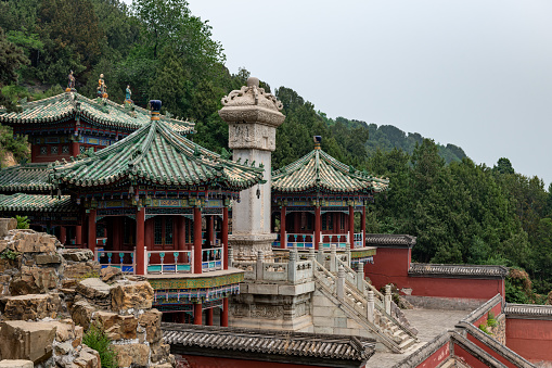 Summerpalace in Beijing China at a cloudy day in May time