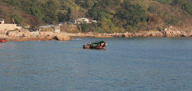 Old Fisherman Boat stock photo