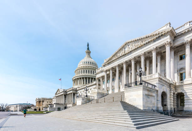 United States Capitol Building From the Senate The United States Capitol Building as viewed from the Senate side. united states senate photos stock pictures, royalty-free photos & images