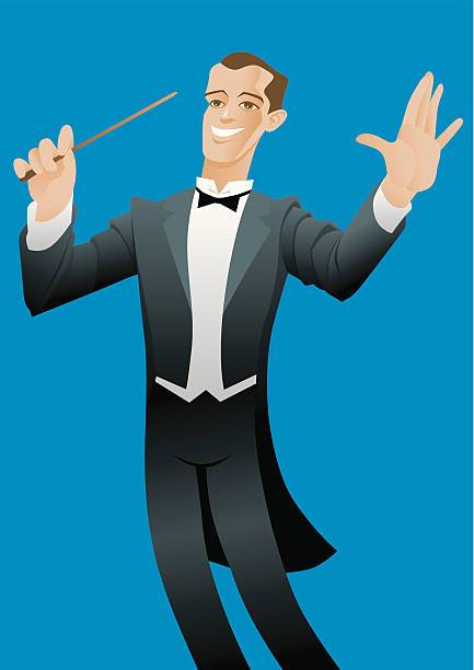 Conductor vector art illustration