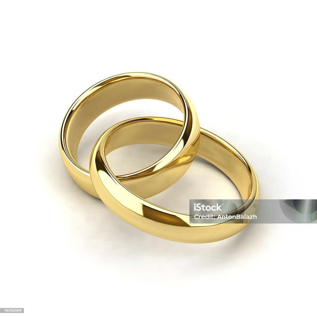 Alianças de casamento - Foto de stock de Anel - Joia royalty-free