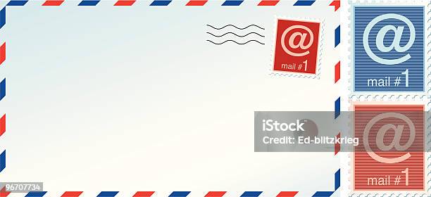 Busta Per Posta - Immagini vettoriali stock e altre immagini di Blu - Blu, Busta, Carta