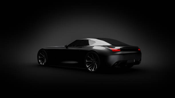 istock black sportscar studio shot 967078046