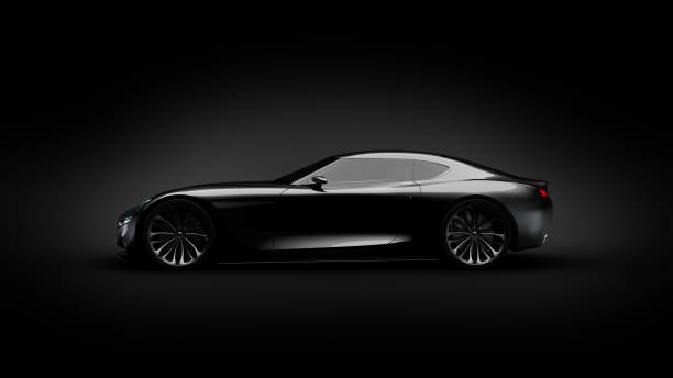 istock black sportscar studio shot 967078052
