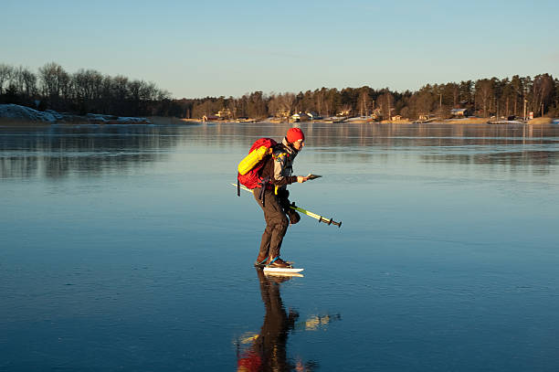 aventura de - stockholm sweden sea winter imagens e fotografias de stock