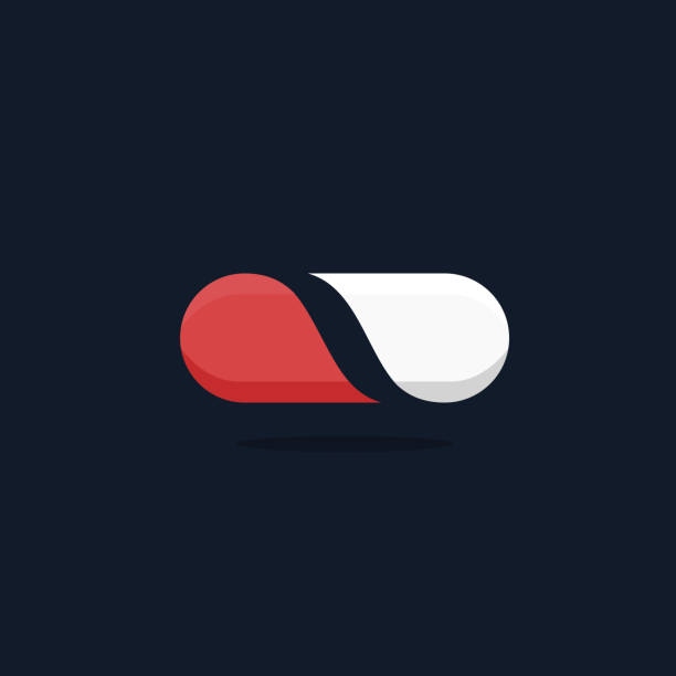 illustrations, cliparts, dessins animés et icônes de icône du logo pilule pharmacie - pill capsule vitamin pill medicine