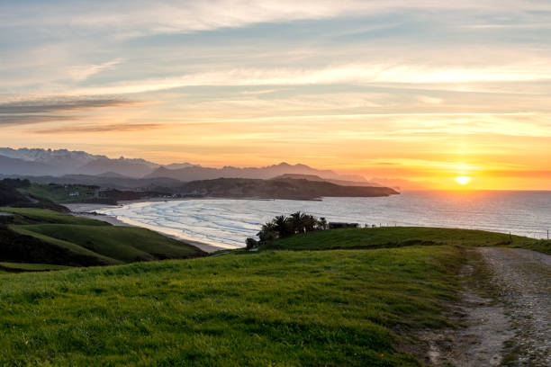 istock Sunset on the north coast of Spain 967091852