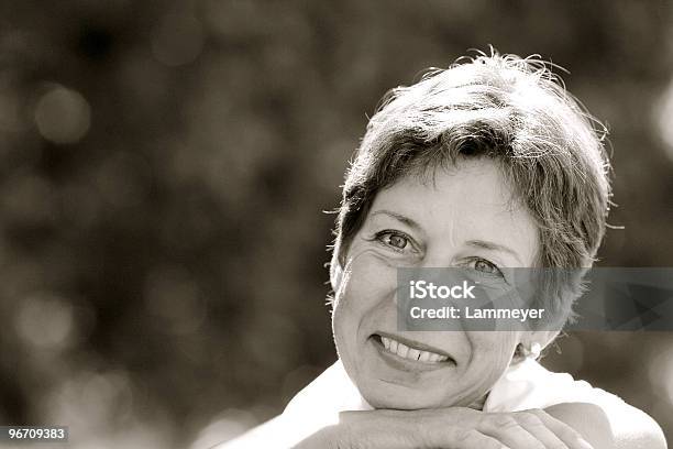 Smiling In The Sunshine Stock Photo - Download Image Now - Active Seniors, Adult, Adults Only