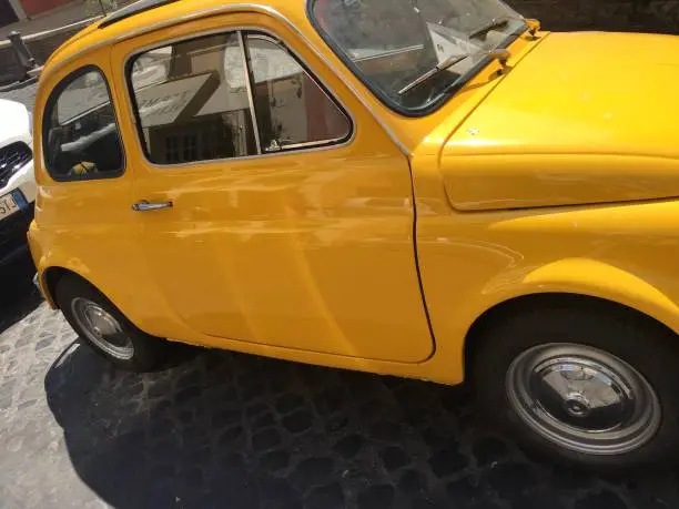 Small Car on the streets of Rome