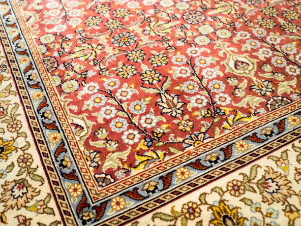 istock Colorful handmade silk, cotton and wool turkish carpets. 967100180