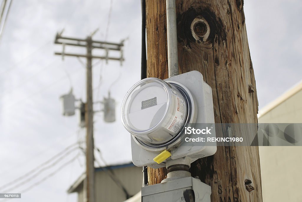 Electric Meter - Lizenzfrei Energieindustrie Stock-Foto