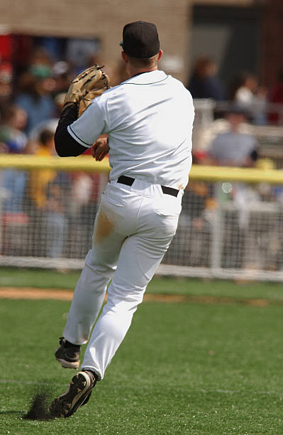 istock Outfielder Hits the Cut Off 96710204