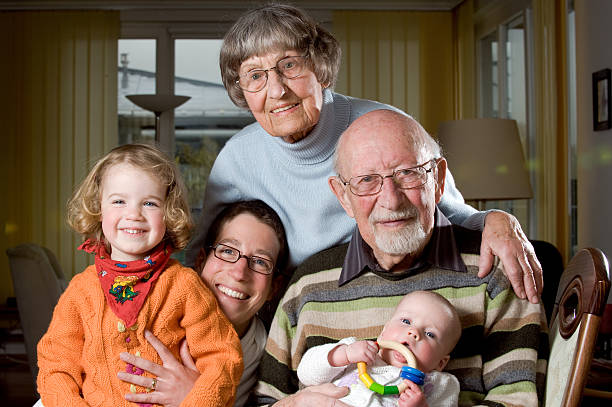 Real South American family portrait.