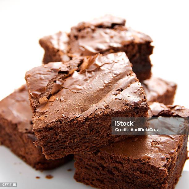 Brownies Stock Photo - Download Image Now - Brown, Brownie, Cake