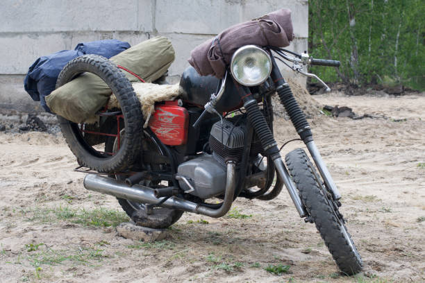istock A post apocalyptic motorcycle near the destroyed building 967130182