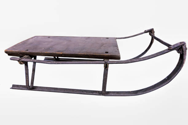 istock Antique Snow Sled Dusty 967139872