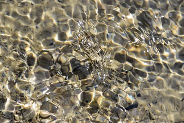 texture, light reflection, pebbles, water stream