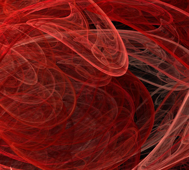 istock image of one Digital Fractal on Black Color 967143038