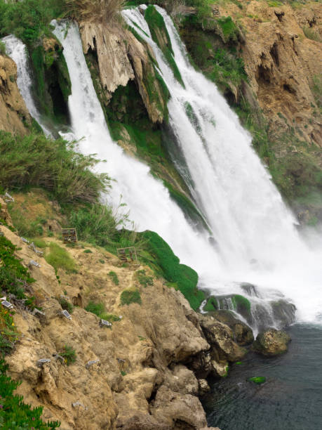 istock The waterfall of Antalya captured rom the park view. 967191138