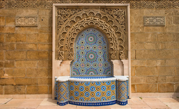 istock Morocco Decorated fountain with mosaic tiles in Rabat 967243744