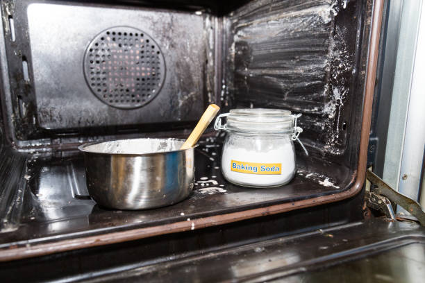 istock Baking soda or sodium bicarbonate are effective safe cleaning agent 967260734