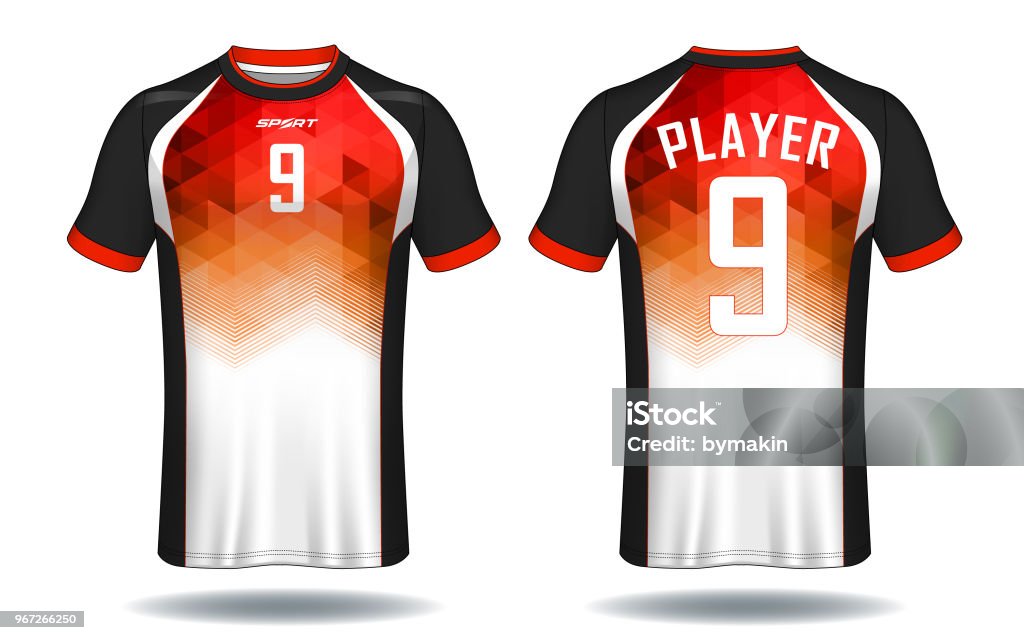 Soccer Jersey Template Yellow And Black Layout Sport Tshirt Design Stock  Illustration - Download Image Now - iStock