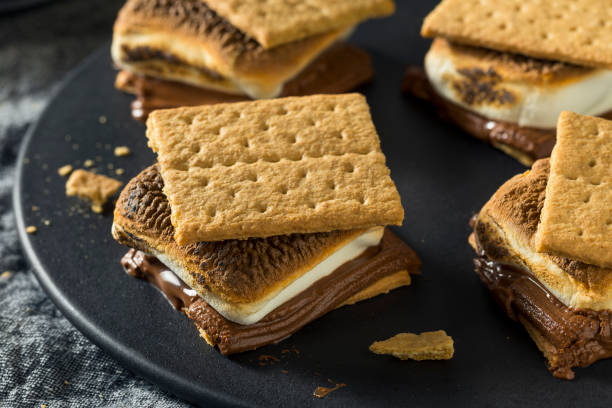 istock Homemade Chocolate Smores with Marshmallows 967269526