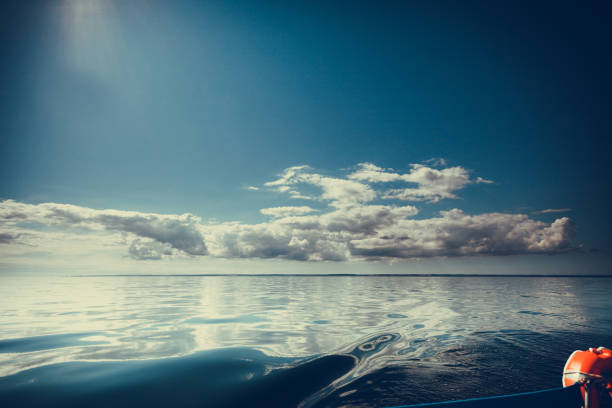 istock Beautiful seascape evening sea horizon and sky 967270654