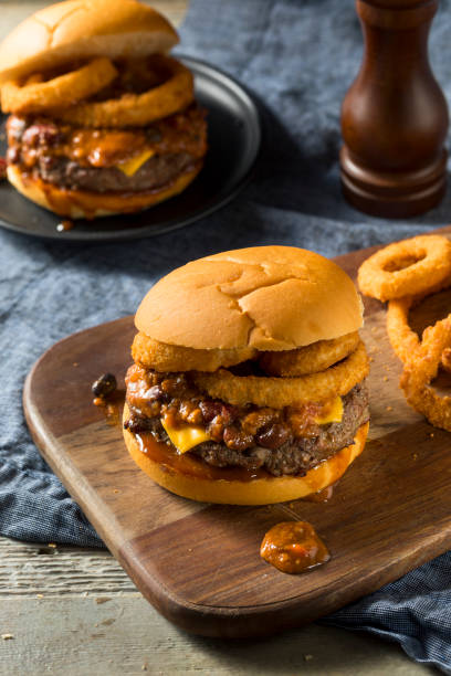 istock Homemade Barbecue Chili Cheeseburger 967275686