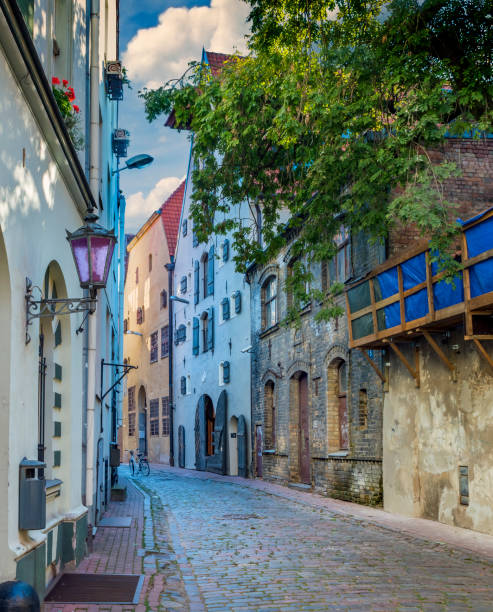 istock Medieval district in old city of Riga 967290890