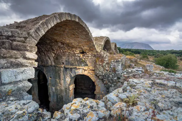 Photo of Ancient, Roman cistern in Aptera, Chania  in Crete island, Greece