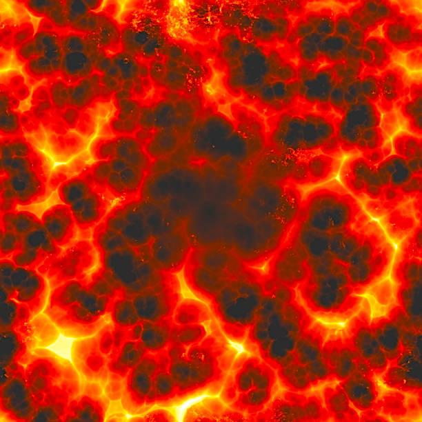 istock Texture of the sun, flames and fire background, burn 967315264