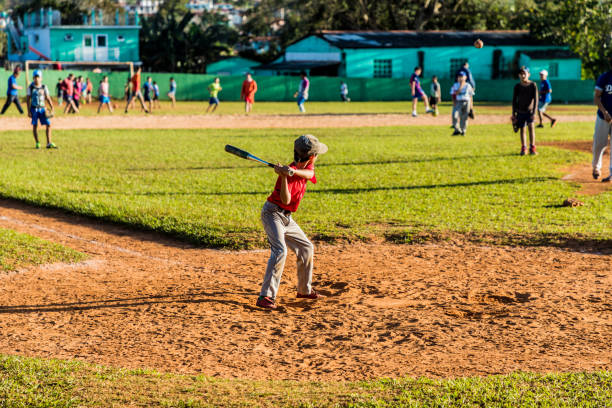 Hyannis, MA, USA July 10, 2009 McKeon Park in Hyannis, Massachusetts, hosts a game in the Cape Cod Baseball League.  The summer league showcases the best collegiate baseball players in the United States