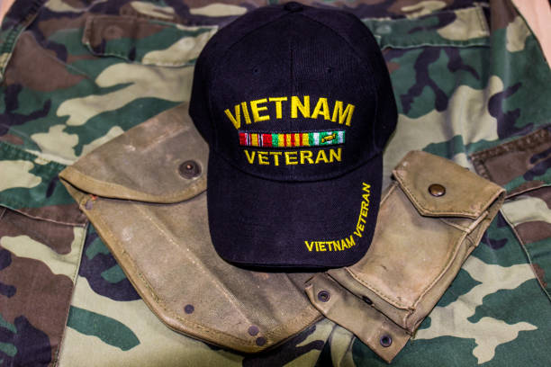 istock Vietnam Veterans Hat And Weathered Pouches 967318682