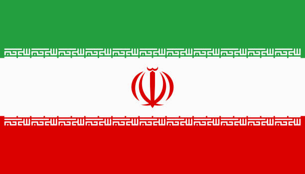 istock Vector flag of Iran. Proportion 4:7. Iranian national tricolor flag. Tricolor. 967321156