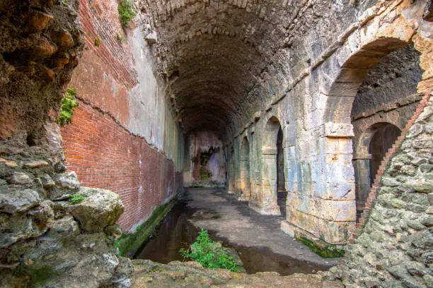 Photo of Ancient, Roman cistern in Aptera, Chania  in Crete island, Greece