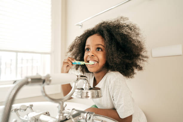 istock Taking care of a toddler's teeth 967373766