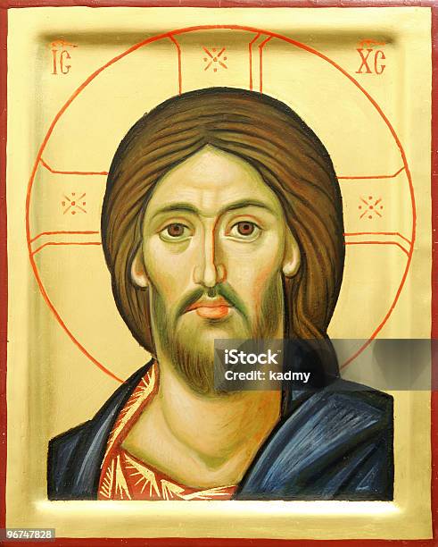 Photo libre de droit de Icône De Jésuschrist banque d'images et plus d'images libres de droit de Icône religieuse - Icône religieuse, Jésus-Christ, Orthodoxie