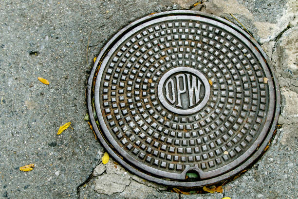 Manhole A manhole cover. sewer lid stock pictures, royalty-free photos & images