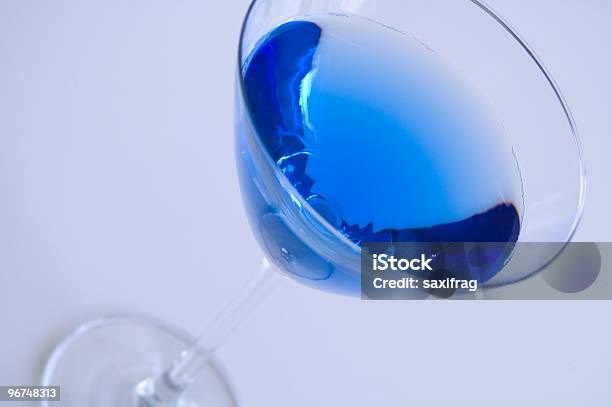 Photo libre de droit de Blue Martini banque d'images et plus d'images libres de droit de Alcool - Alcool, Bar, Bleu