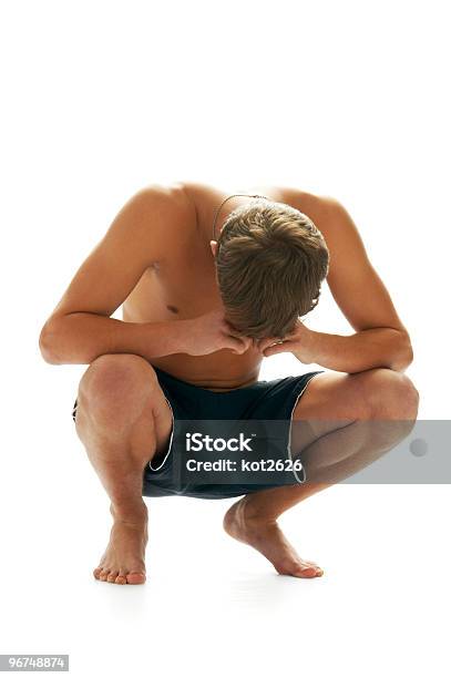 Unnerved Homem Em Calções - Fotografias de stock e mais imagens de Homens - Homens, Virilha Humana, Abdómen Humano