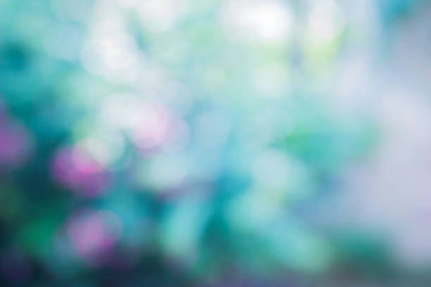 istock green blurred backdrop of nature, circle light wallpaper, white bokeh background 967500572