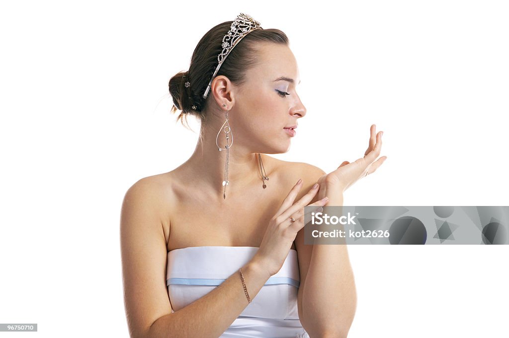 Ragazza con diadema - Foto stock royalty-free di Adulto